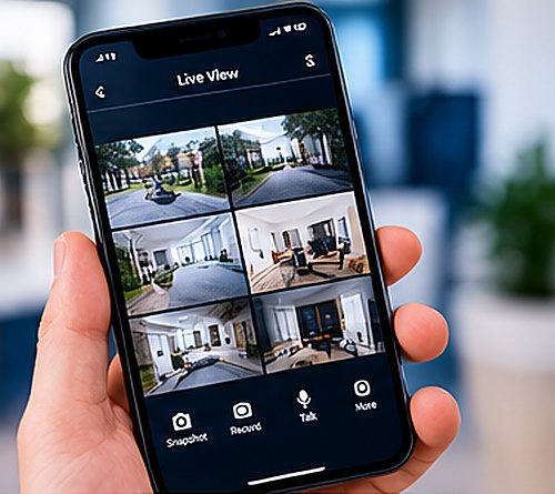 Remote CCTV Viewing - View live and recorded footage securely from your phone, tablet or computer.